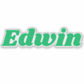 Edwin Sticker (Voorkant)