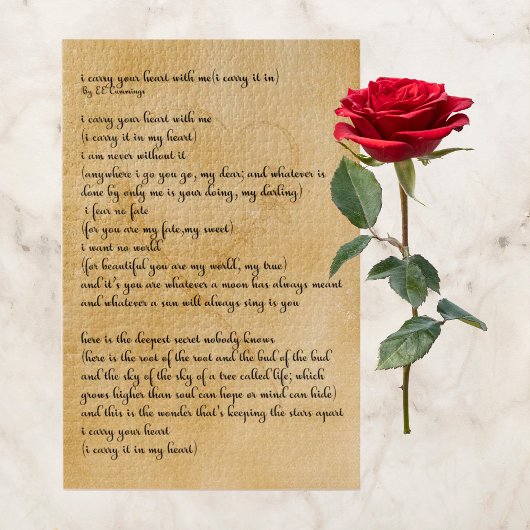 EE Cummings Poem Legpuzzel