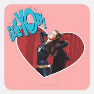 EE-JOUW! Cateman Vierkante Sticker