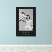 eed: Inspirerend prijsopgave Canvas Afdruk (Insitu (Houten vloer))