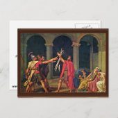 eed van David Jacques-Louis (beste Q) Briefkaart (Voorkant / Achterkant)