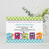 Eeek ! Rawr ! Invitation de monstre (Debout devant)