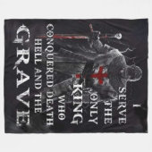 ÉÉÉN KONING FLEECE DEKEN (Voorkant (Horizontaal))