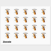 Eek-clair Grappige Eclair Grap Ronde Sticker (Vel)
