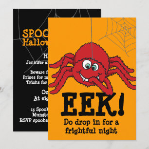 EEK ! grande invitation de partie de Halloween