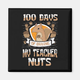 Eekhoorn 100 dagen rijden mijn leraar noten 100e magneet
