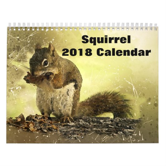 Eekhoorn 2018 kalender (Hoes)