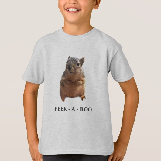 eekhoorn Aanpassen Kind T-shirt (Voorkant)