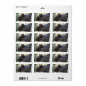 Eekhoorn Adres Sticker (Full Sheet)
