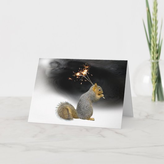 Eekhoorn Afstuderen Gefeliciteerd Kaart (Voorkant)