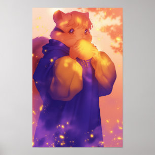 Eekhoorn Anthro Poster