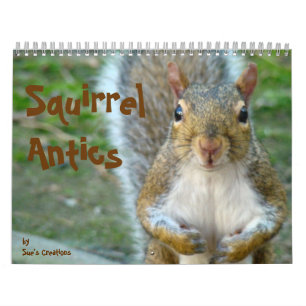Eekhoorn Antics Kalender