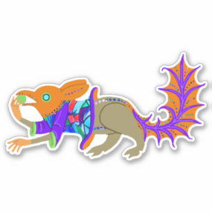 "Eekhoorn bij een middeleeuwse rave" Vinyl Sticker