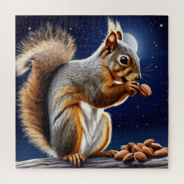 Eekhoorn bij nacht legpuzzel