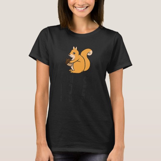 Eekhoorn Bos Dier Dit Kind houdt van Eekhoorns T-shirt (Voorkant)