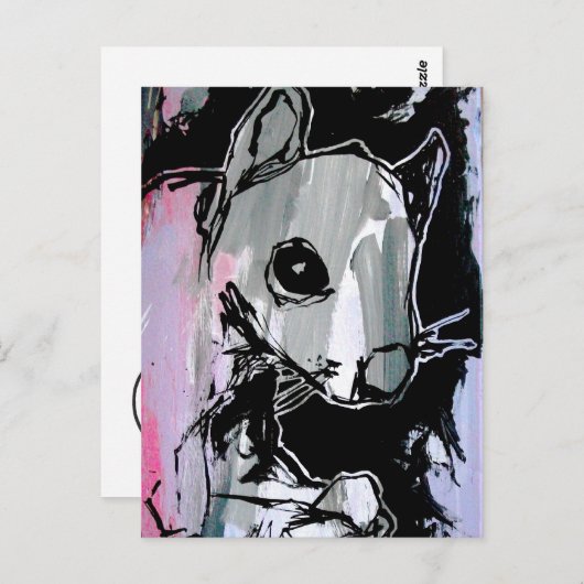 eekhoorn! briefkaart (Voorkant / Achterkant)