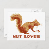 eekhoorn briefkaart (Voorkant / Achterkant)