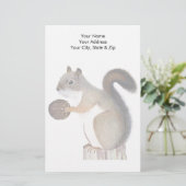 eekhoorn briefpapier (Staand voorkant)