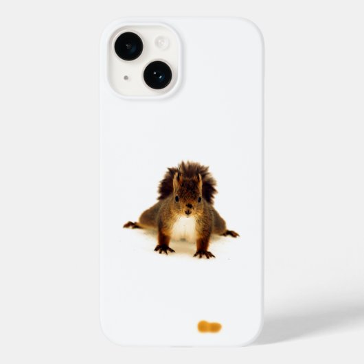 Eekhoorn bruin grappig wit Case-Mate iPhone case (Achterkant)