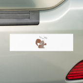 Eekhoorn Bumpersticker (Op auto)