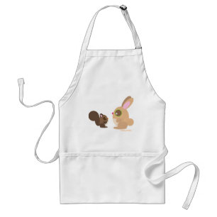 eekhoorn + bunny standaard schort