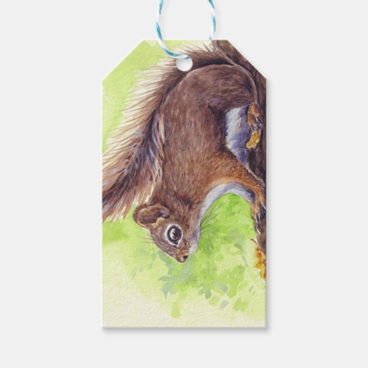 eekhoorn cadeaulabel (Voorkant)