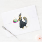 Eekhoorn Cake Sticker (Envelop)
