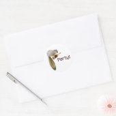 Eekhoorn Champagne Party! Ronde Sticker (Envelop)