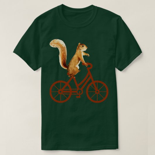 Eekhoorn Cycle Cycle Gift Animal Squirrel T-shirt (Design voorkant)