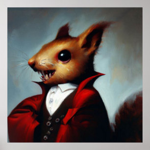 Eekhoorn Dracula Poster