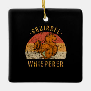 Eekhoorn - Eekhoorn Whisperer Keramisch Ornament