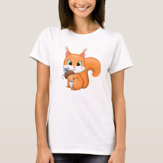Eekhoorn en eikel. t-shirt