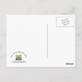 Eekhoorn en koekje Jar Briefkaart (Achterkant)