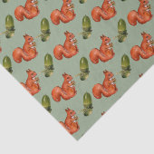 Eekhoorn en orn tissuepapier (Detail)