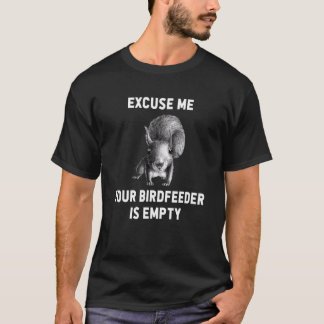 Eekhoorn Excuseer me, je vogelvoeder is leeg 5 T-shirt