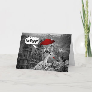 Eekhoorn Franse Kunstenaar Goede Reis Kaart