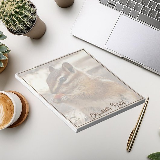 Eekhoorn gepersonaliseerd notitieblok