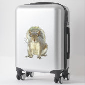 Eekhoorn gezicht tegen gezicht sticker (Koffer)