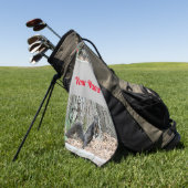eekhoorn golfhanddoek (Groen)