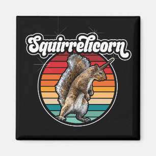 Eekhoorn - grappige, eekhoorn eenhoorn magneet