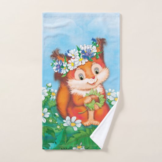 eekhoorn handdoek (Handdoek)
