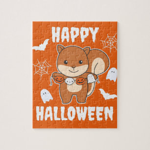 Eekhoorn Happy Halloween Pumpkin Costume Jigzaag P Legpuzzel