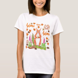 Eekhoorn Herfst T-shirt