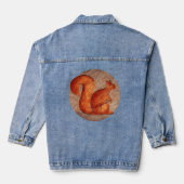 Eekhoorn - hout denim jacket (Achterkant)