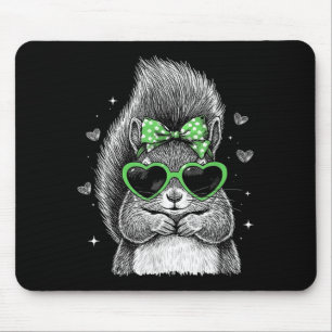 Eekhoorn Ierse Shamrock Coquette Strik St. Patrick Muismat