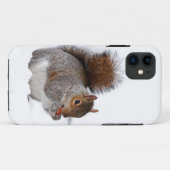 Eekhoorn in de sneeuw Case-Mate iPhone case (Achterkant (horizontaal))