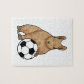 Eekhoorn in de sport legpuzzel (Horizontaal)