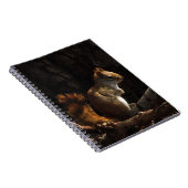 Eekhoorn in een pleister van zonlicht notitieboek (Rechterzijde)