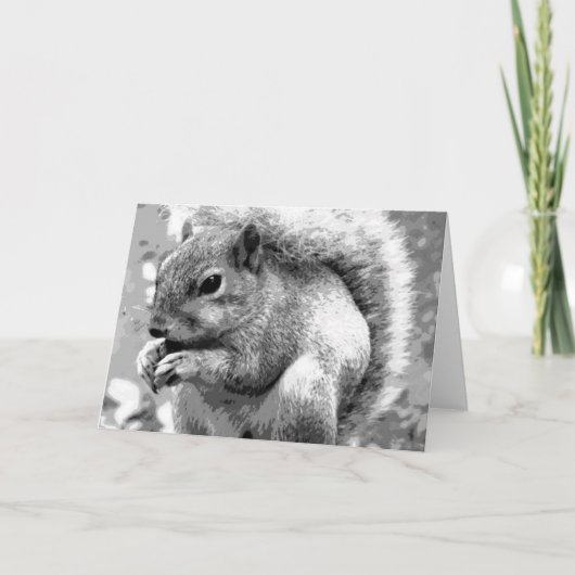 eekhoorn kaart (Voorkant)