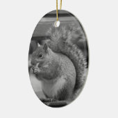 eekhoorn keramisch ornament (Links)